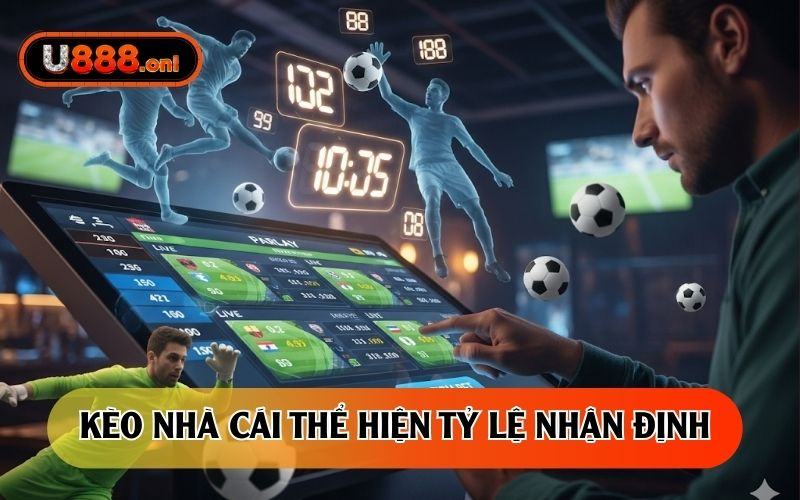 Kèo nhà cái U888 thể hiện tỷ lệ nhận định